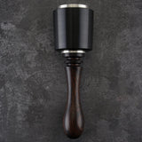 Maxbell Leather Carving Hammer Portable Nylon Hammer for Handmade Stamping Accessory Long Black