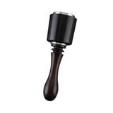 Maxbell Leather Carving Hammer Portable Nylon Hammer for Handmade Stamping Accessory Long Black
