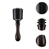 Maxbell Leather Carving Hammer Portable Nylon Hammer for Handmade Stamping Accessory Long Black