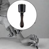Maxbell Leather Carving Hammer Portable Nylon Hammer for Handmade Stamping Accessory Long Black