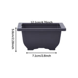 Maxbell Bonsai Pot Plants Growing Pot Flowerpot for Balcony Indoor Outdoor Courtyard S Square