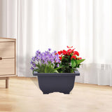 Maxbell Bonsai Pot Plants Growing Pot Flowerpot for Balcony Indoor Outdoor Courtyard S Square