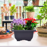 Maxbell Bonsai Pot Plants Growing Pot Flowerpot for Balcony Indoor Outdoor Courtyard S Square