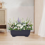 Maxbell Bonsai Pot Plants Growing Pot Flowerpot for Balcony Indoor Outdoor Courtyard Rectangle