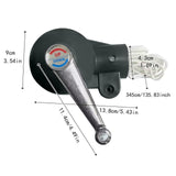 Maxbell Deck Umbrella Crank Handle Assembly Parasol Hand Crank for Lawn Picnic Party