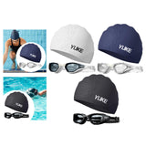 Maxbell Adults Swim Goggles Stylish Wide View Anti Fog for Men Women Snorkeling Pool Blue White Goggles