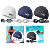 Maxbell Adults Swim Goggles Stylish Wide View Anti Fog for Men Women Snorkeling Pool Blue White Goggles