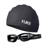 Maxbell Adults Swim Goggles Stylish Wide View Anti Fog for Men Women Snorkeling Pool Black Goggles