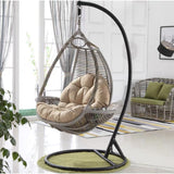 Maxbell Swing Chair Cushion Hammock Chair Seat Pad for Balcony Indoor Outdoor Patio Khaki