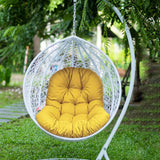 Maxbell Swing Chair Cushion Hammock Chair Seat Pad for Balcony Indoor Outdoor Patio Yellow