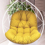 Maxbell Swing Chair Cushion Hammock Chair Seat Pad for Balcony Indoor Outdoor Patio Yellow