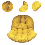 Maxbell Swing Chair Cushion Hammock Chair Seat Pad for Balcony Indoor Outdoor Patio Yellow