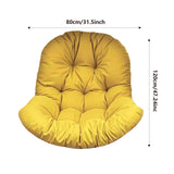 Maxbell Swing Chair Cushion Hammock Chair Seat Pad for Balcony Indoor Outdoor Patio Yellow