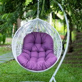 Maxbell Swing Chair Cushion Hammock Chair Seat Pad for Balcony Indoor Outdoor Patio Violet