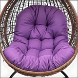 Maxbell Swing Chair Cushion Hammock Chair Seat Pad for Balcony Indoor Outdoor Patio Violet