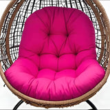 Maxbell Swing Chair Cushion Hammock Chair Seat Pad for Balcony Indoor Outdoor Patio Rose Red