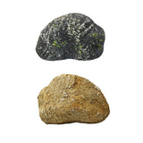 Maxbell Simulation Rock Resin Artificial Stone for Home Garden Decor Yard Decoration Black