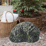 Maxbell Simulation Rock Resin Artificial Stone for Home Garden Decor Yard Decoration Black