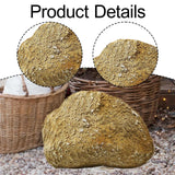 Maxbell Simulation Rock Resin Artificial Stone for Home Garden Decor Yard Decoration Yellow