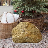 Maxbell Simulation Rock Resin Artificial Stone for Home Garden Decor Yard Decoration Yellow