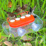 Maxbell Window Hummingbird Feeder 10oz Hanging Humming Bird Feeder Garden Decoration