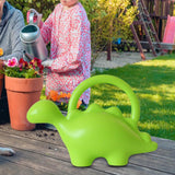 Maxbell Children Watering Can Adorable Small Water Can for Yard Bonsai Indoor Plants Green Dinosaur