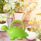 Maxbell Children Watering Can Adorable Small Water Can for Yard Bonsai Indoor Plants Green Dinosaur