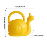 Maxbell Children Watering Can Adorable Small Water Can for Yard Bonsai Indoor Plants Yellow Snail