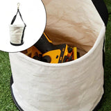 Maxbell Tool Bag Sturdy Reusable Utility Organizer Case for Carpenter Camping Garden 23x30.5cm