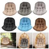 Maxbell Egg Chair Cushion Soft Washable Basket Chair Cushion for Patio Outdoor Porch Khaki