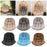 Maxbell Egg Chair Cushion Soft Washable Basket Chair Cushion for Patio Outdoor Porch Khaki