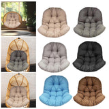 Maxbell Egg Chair Cushion Soft Washable Basket Chair Cushion for Patio Outdoor Porch Khaki