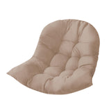 Maxbell Egg Chair Cushion Soft Washable Basket Chair Cushion for Patio Outdoor Porch Khaki