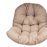 Maxbell Egg Chair Cushion Soft Washable Basket Chair Cushion for Patio Outdoor Porch Khaki