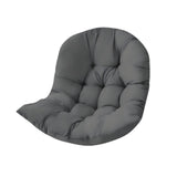 Maxbell Egg Chair Cushion Soft Washable Basket Chair Cushion for Patio Outdoor Porch Dark Gray