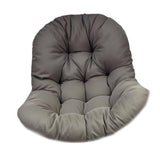 Maxbell Egg Chair Cushion Soft Washable Basket Chair Cushion for Patio Outdoor Porch Dark Gray