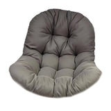 Maxbell Egg Chair Cushion Soft Washable Basket Chair Cushion for Patio Outdoor Porch Dark Gray
