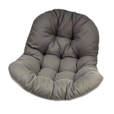 Maxbell Egg Chair Cushion Soft Washable Basket Chair Cushion for Patio Outdoor Porch Dark Gray