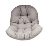Maxbell Egg Chair Cushion Soft Washable Basket Chair Cushion for Patio Outdoor Porch Light Gray