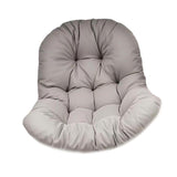 Maxbell Egg Chair Cushion Soft Washable Basket Chair Cushion for Patio Outdoor Porch Light Gray