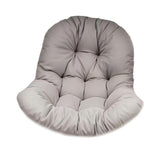 Maxbell Egg Chair Cushion Soft Washable Basket Chair Cushion for Patio Outdoor Porch Light Gray