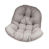 Maxbell Egg Chair Cushion Soft Washable Basket Chair Cushion for Patio Outdoor Porch Light Gray