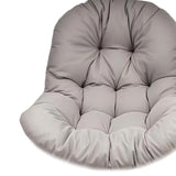 Maxbell Egg Chair Cushion Soft Washable Basket Chair Cushion for Patio Outdoor Porch Light Gray