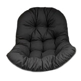 Maxbell Egg Chair Cushion Soft Washable Basket Chair Cushion for Patio Outdoor Porch Black