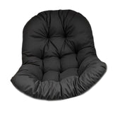 Maxbell Egg Chair Cushion Soft Washable Basket Chair Cushion for Patio Outdoor Porch Black