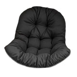Maxbell Egg Chair Cushion Soft Washable Basket Chair Cushion for Patio Outdoor Porch Black
