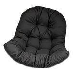 Maxbell Egg Chair Cushion Soft Washable Basket Chair Cushion for Patio Outdoor Porch Black