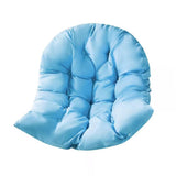 Maxbell Egg Chair Cushion Soft Washable Basket Chair Cushion for Patio Outdoor Porch Blue