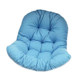 Maxbell Egg Chair Cushion Soft Washable Basket Chair Cushion for Patio Outdoor Porch Blue
