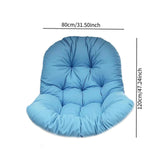 Maxbell Egg Chair Cushion Soft Washable Basket Chair Cushion for Patio Outdoor Porch Blue